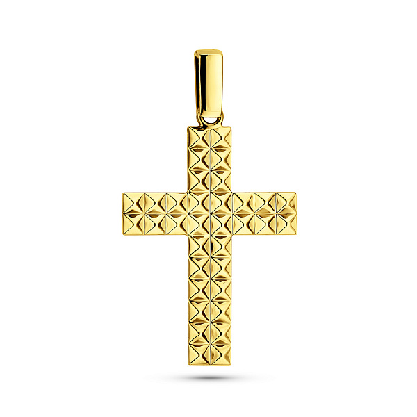 Декоративный золотой крестик (арт. 4401028ж) – изображение 1