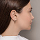 Золотые серьги с фианитами (арт. 111459м) – изображение 3