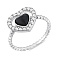 Серебряное кольцо с ониксом (арт. 7501/2328о) – изображение 1