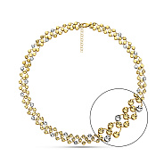 Кольє Francelli з жовтого і білого золота (арт. 352948жб)