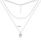 Серебряное колье Сердце без камней (арт. 7507/1816) – изображение 3