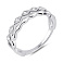 Серебряное кольцо с дорожкой из фианитов (арт. 7501/8274) – изображение 1