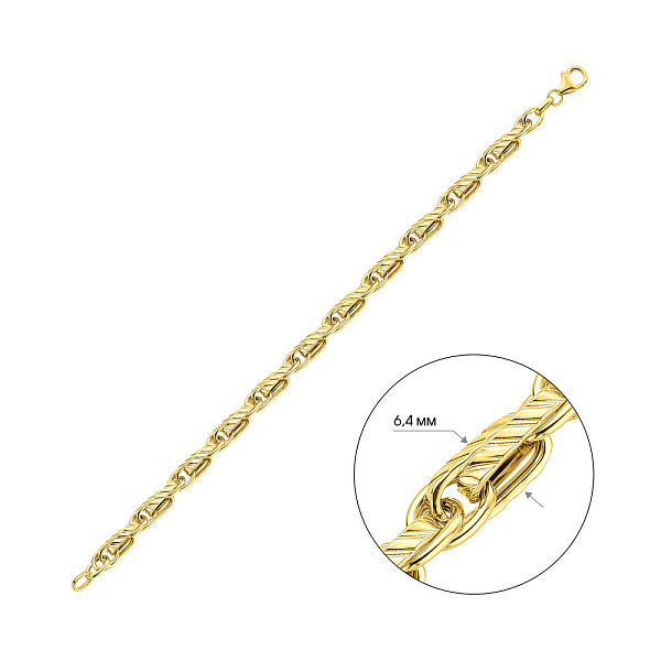 Браслет из желтого золота (арт. 3261012ж) – изображение 3