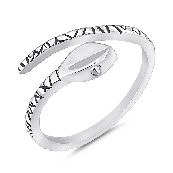 Серебряное кольцо Змея с чернением (арт. 7901/8051) – изображение 1