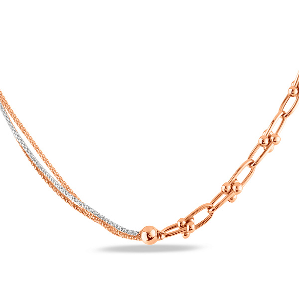 Колье из красного и белого золота (арт. 352444кб) – изображение 1