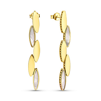 Серьги из желтого золота Francelli (арт. 1091341жп)