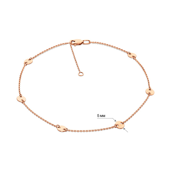 Золотий браслет Монети (арт. 322788/5) – зображення 2