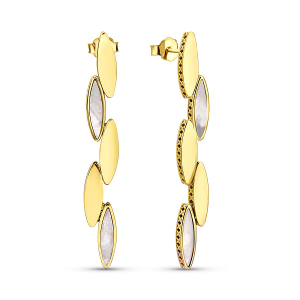 Серьги из желтого золота Francelli (арт. 1091341жп) – изображение 1