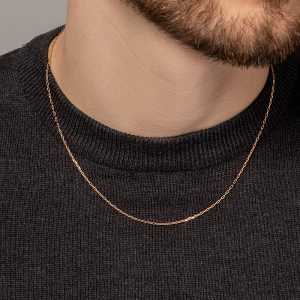 Ланцюжок з червоного золота Якірного плетіння (арт. ц306202) – зображення 4