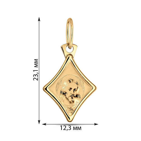 Ладанка з золота (арт. 410805ж) – зображення 2