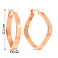 Серьги-кольца из красного золота (арт. 108663/30) – изображение 2