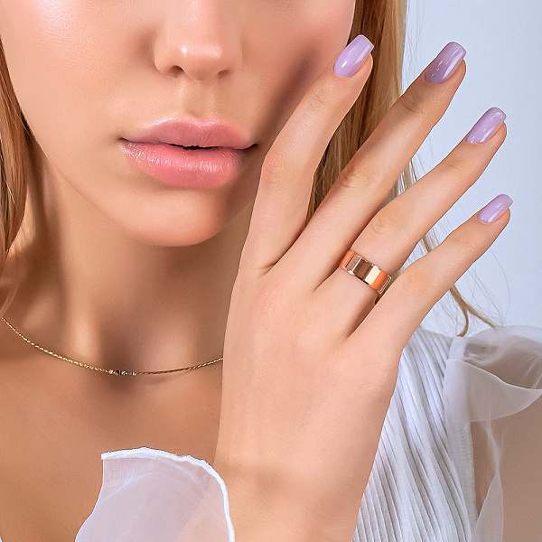 Обручка «Американка» з червоного золота (арт. 238039) – зображення 4