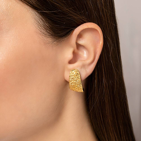 Серьги из желтого золота Francelli (арт. 1091865ж) – изображение 2