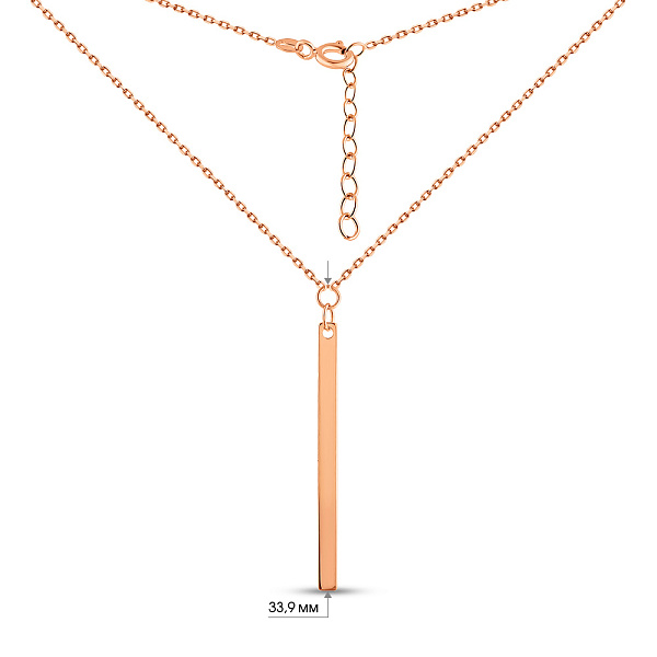 Кольє з червоного золота (арт. 352490) – зображення 4