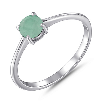 Серебряное кольцо з изумруд (арт. 7501/2179962Изм)