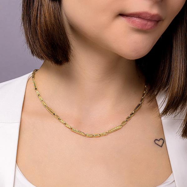 Золоте кольє Francelli (арт. 352686ж) – зображення 2