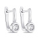 Серьги из серебра с фианитами  (арт. 7502/4993) – изображение 1