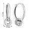 Серебряные серьги-конго с фианитами (арт. 7502/9874/15) – изображение 2