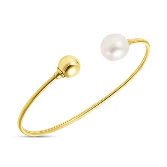 Браслет з золота з перлиною (арт. 324896жпрлб)