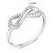 Серебряное кольцо "Бесконечность" (арт. 7501/5983) – изображение 2