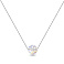 Серебряное колье с фианитом (арт. 7507/1761/2з)