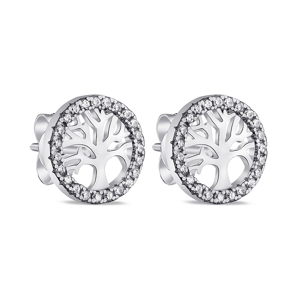 Серьги из серебра Дерево жизни (арт. 7518/6453/2) – изображение 1