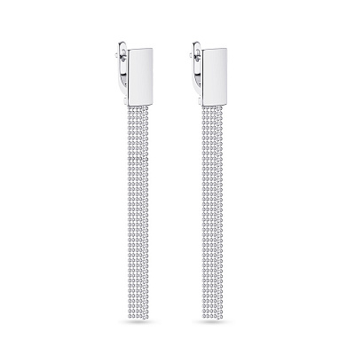 Масивні сережки зі срібла Trendy Style  (арт. 7502/4667)