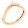 Золота каблучка без каменів (арт. 140762) – зображення 4