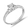 Серебряное кольцо с дорожкой из фианитов (арт. 7501/8085) – изображение 1