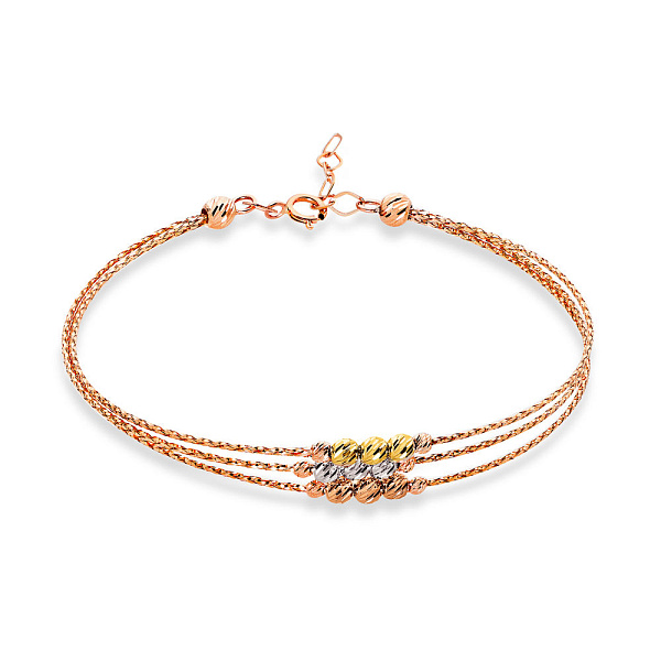 Браслет Orbit з комбінованого золота (арт. 324938кжб) – зображення 1