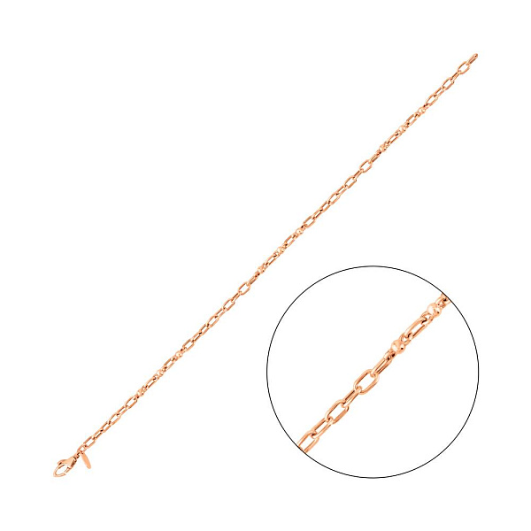 Золотий браслет без каменів (арт. 322894) – зображення 3