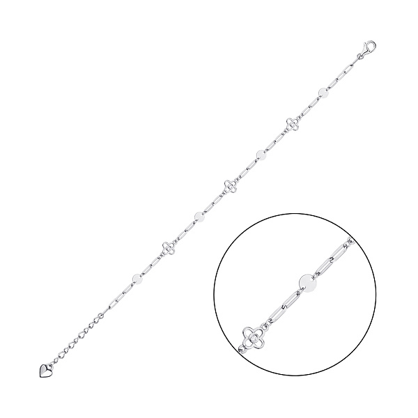 Серебряный браслет с фианитами (арт. 7509/3785) – изображение 1