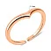 Тонка фалангова каблучка з червоного золота (арт. 140823ф) – зображення 4
