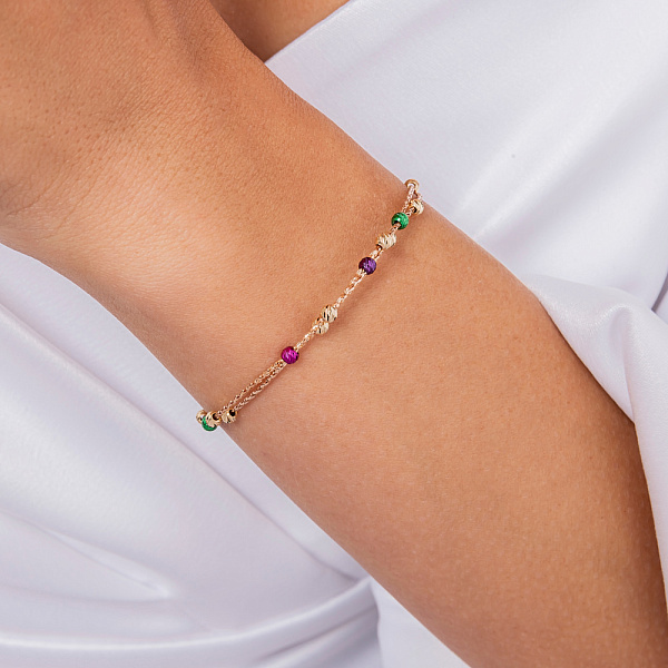 Золотой браслет Orbit (арт. 323758кжрфз) – изображение 2