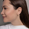 Золотые серьги с фианитами (арт. 106456) – изображение 3