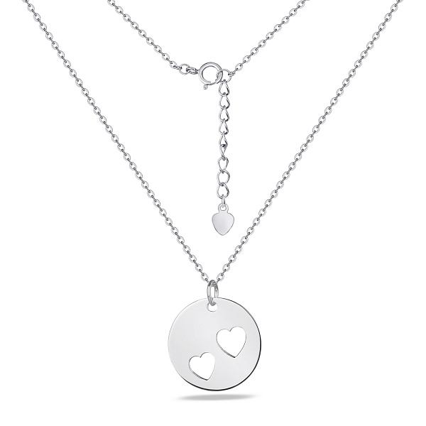 Серебряное колье без камней (арт. 7507/810) – изображение 2