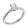 Серебряное кольцо с фианитом (арт. 7501/3986) – изображение 1