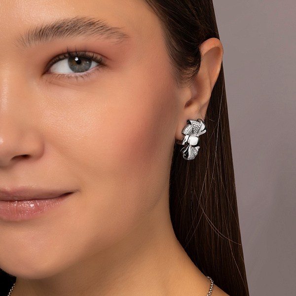 Серьги из золота Francelli (арт. С111361040б) – изображение 4