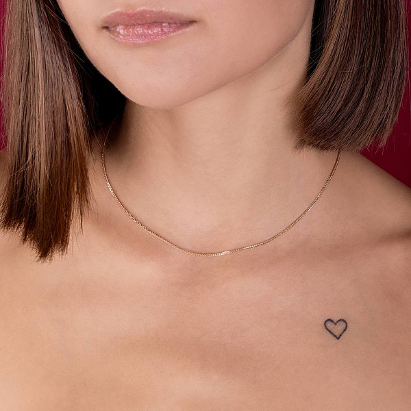 Золотий ланцюг плетіння Спіга квадратна з регулюванням довжини (арт. ц303504рз) – зображення 2