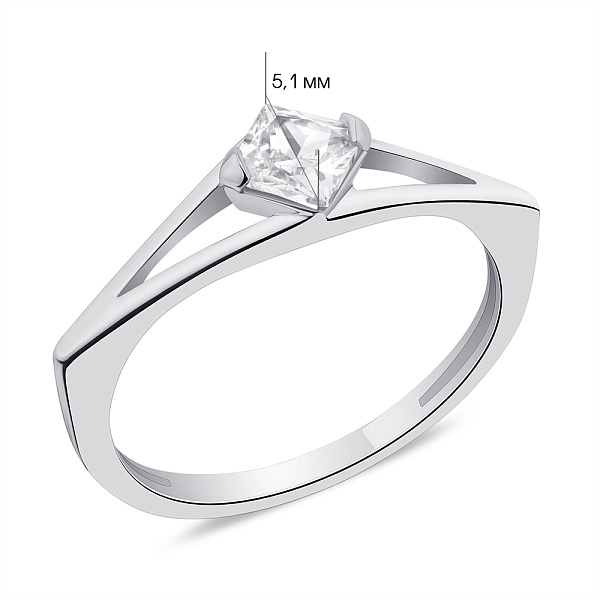 Серебряное кольцо (арт. 7501/482кп) – изображение 2