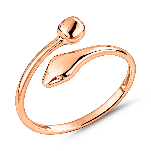 Золота каблучка Змія (арт. 1401028) – зображення 1