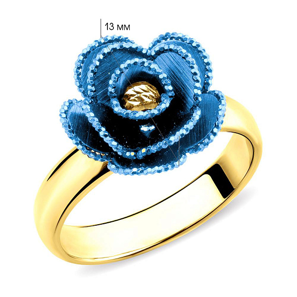 Кольцо Francelli из желтого золота (арт. 155179жг) – изображение 5