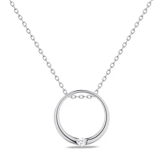 Срібне кольє з фіанітом (арт. 7507/1662)