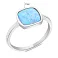 Серебряное кольцо с опалом (арт. 7501/5528Пог) – изображение 2