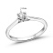Золотое кольцо с бриллиантом (арт. К341722015б) – изображение 3