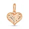Кулон з червоного золота Сердечко (арт. 424825) – зображення 1