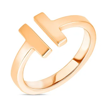 Каблучка з червоного золота (арт. 154282)