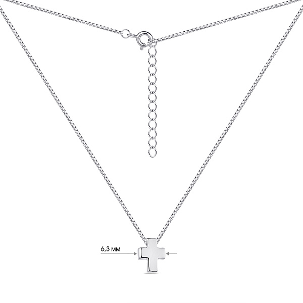 Срібне кольє (арт. 7507/1574) – зображення 3