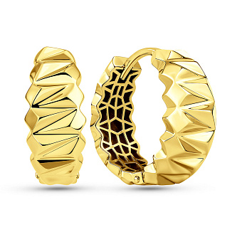 Фото Серьги из желтого золота (арт. 1101221ж)