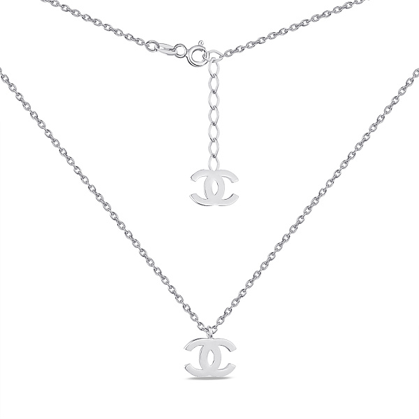 Серебряное колье без камней (арт. 7507/1697) – изображение 2